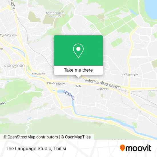 The Language Studio map
