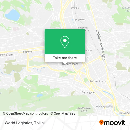World Logistics map