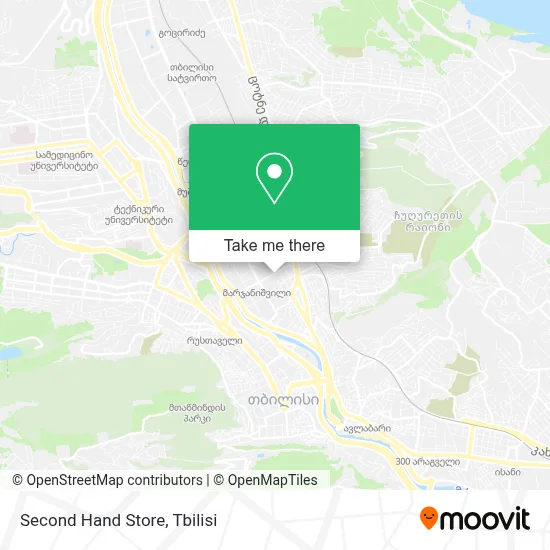 Second Hand Store map
