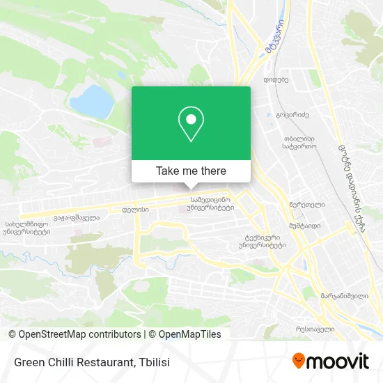 Green Chilli Restaurant map
