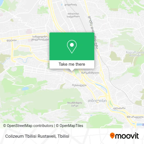 Colizeum Tbilisi Rustaveli map