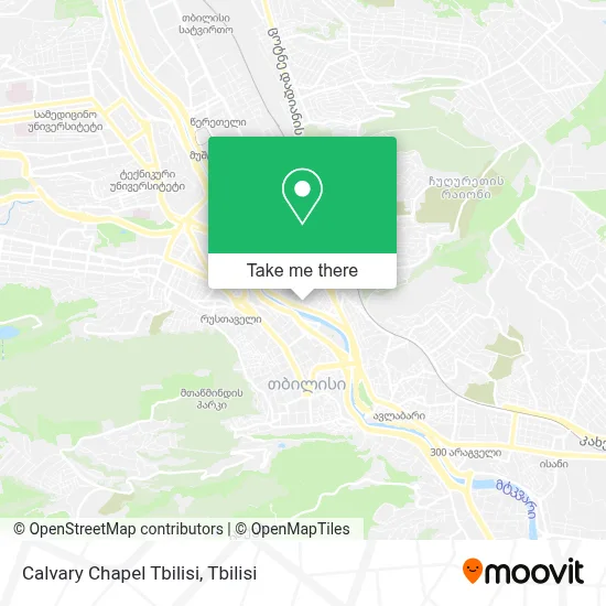 Calvary Chapel Tbilisi map