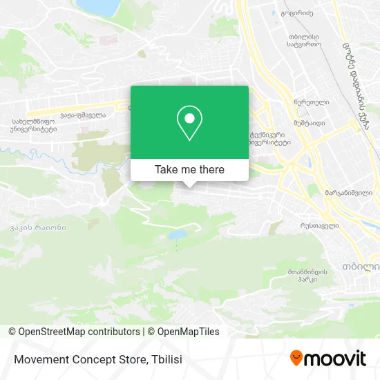 Movement Concept Store map