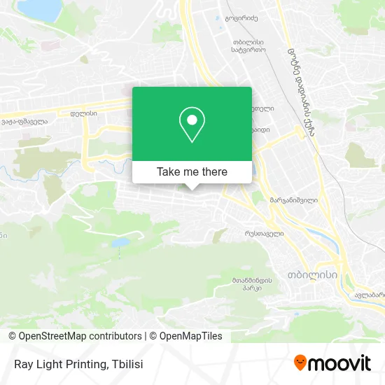 Ray Light Printing map