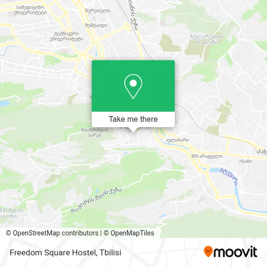 Freedom Square Hostel map