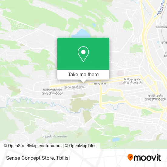 Sense Concept Store map