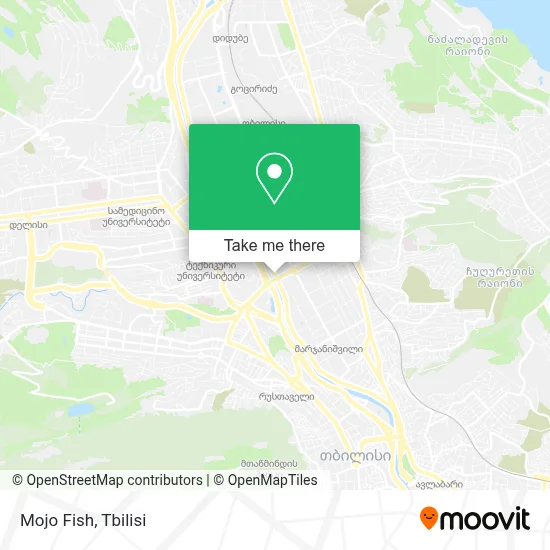 Mojo Fish map
