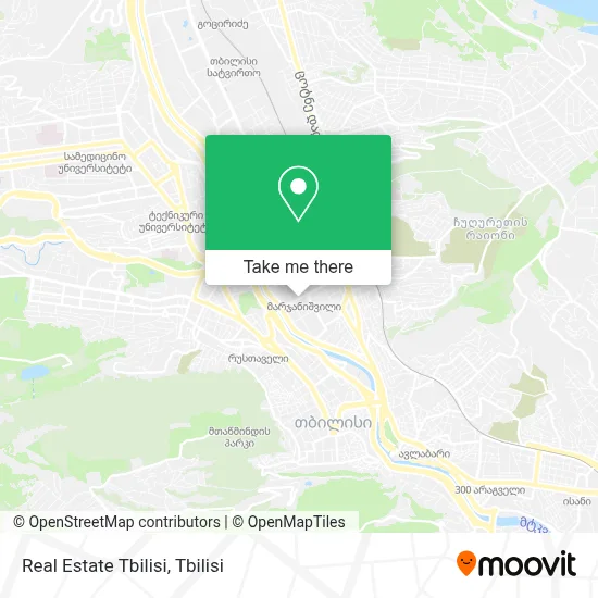Real Estate Tbilisi map