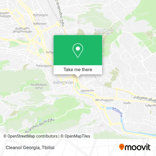 Cleanol Georgia map