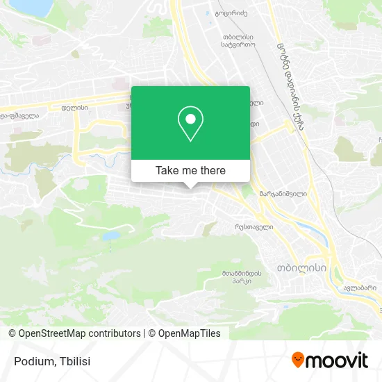 Podium map