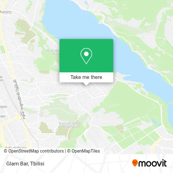 Glam Bar map