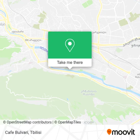 Cafe Bulvari map