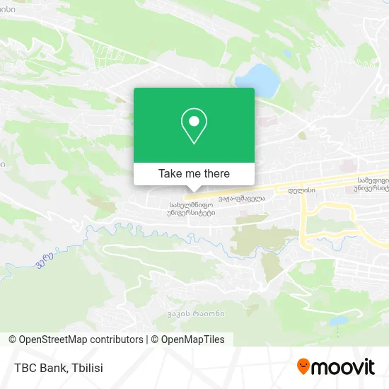 TBC Bank map