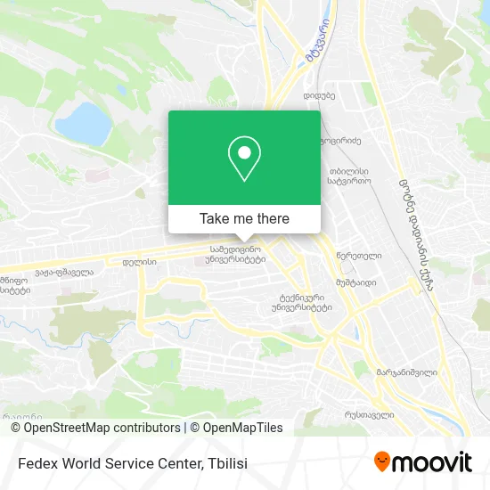 Fedex World Service Center map