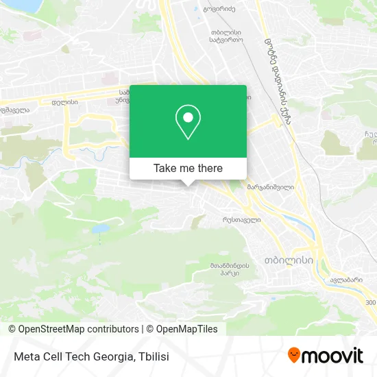 Meta Cell Tech Georgia map