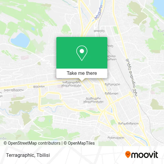 Terragraphic map