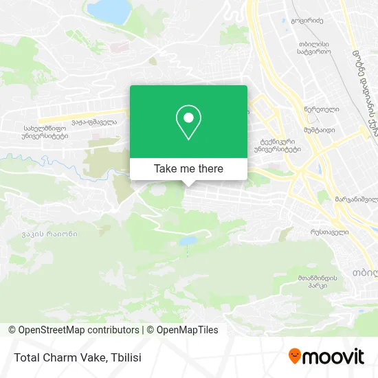 Total Charm Vake map