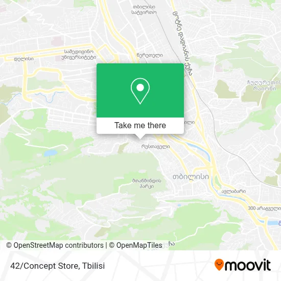 42/Concept Store map