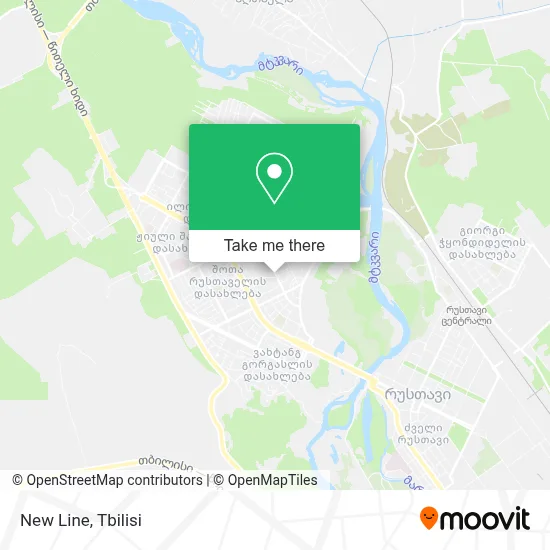 New Line map