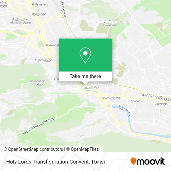 Holy Lords Transfiguration Convent map