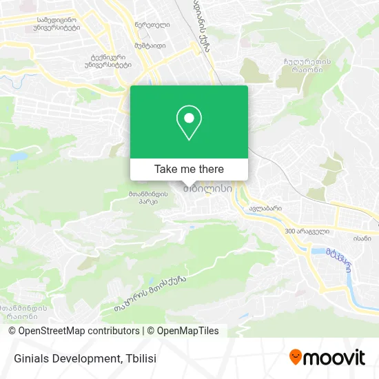 Ginials Development map