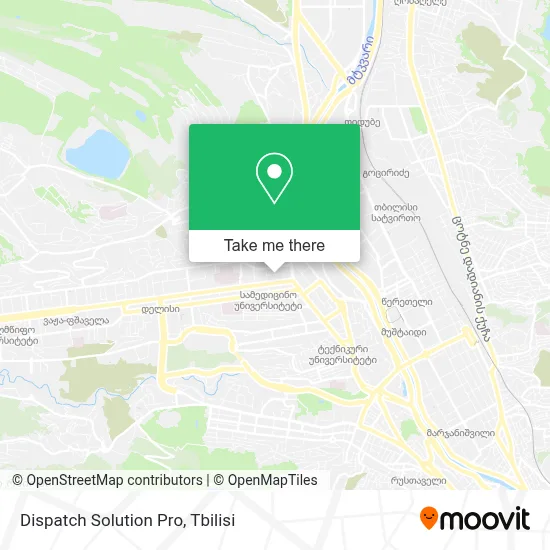 Dispatch Solution Pro map