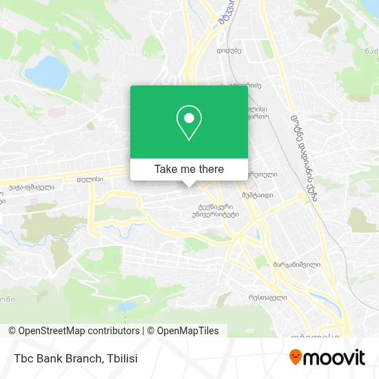 Tbc Bank Branch map