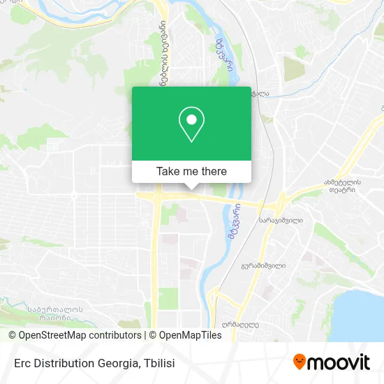 Erc Distribution Georgia map