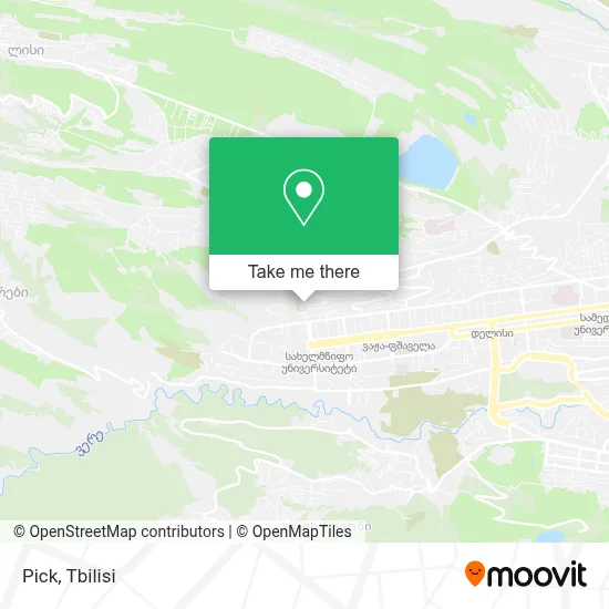 Pick map