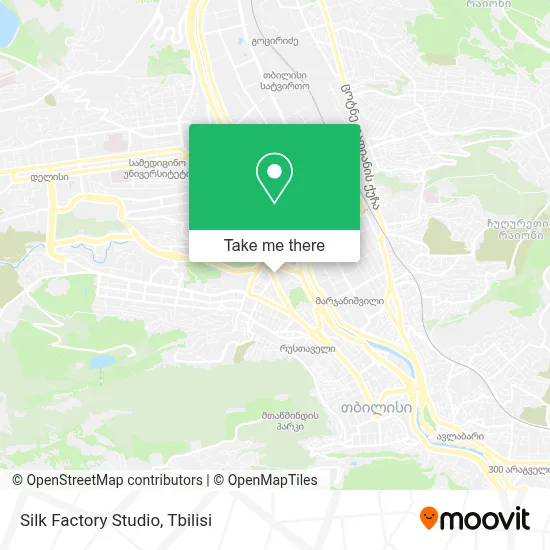 Silk Factory Studio map