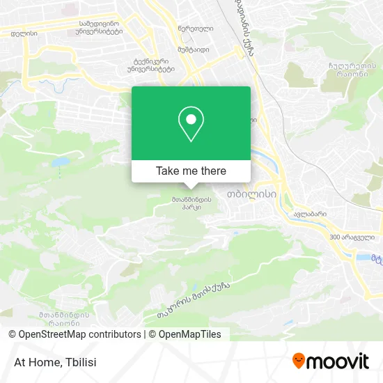 At Home map