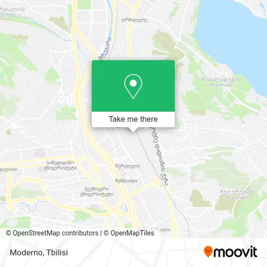 Moderno map