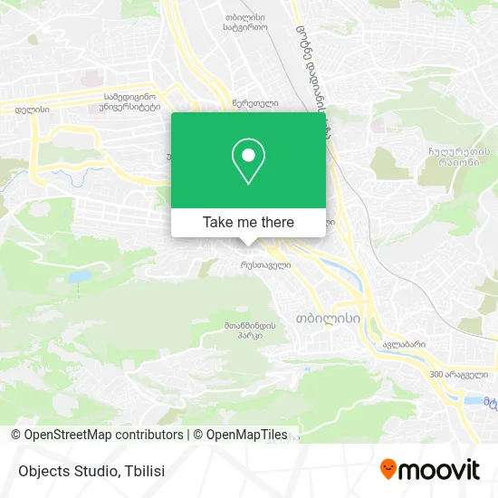 Objects Studio map