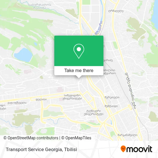 Transport Service Georgia map
