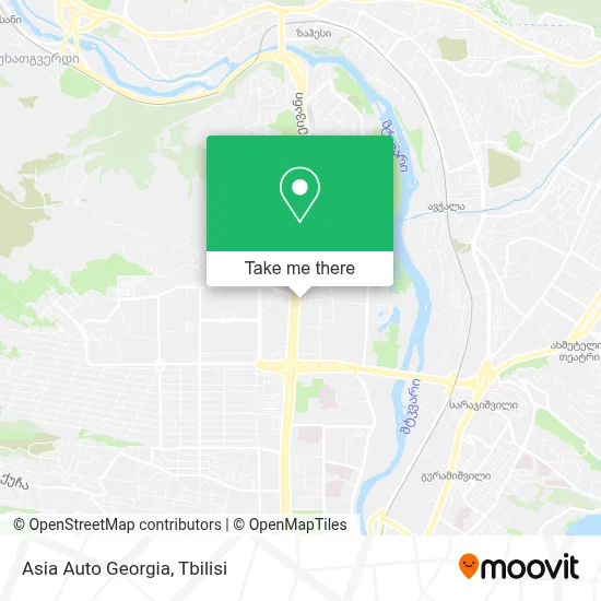 Asia Auto Georgia map