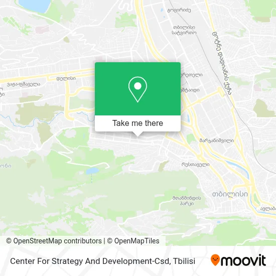 Center For Strategy And Development-Csd map
