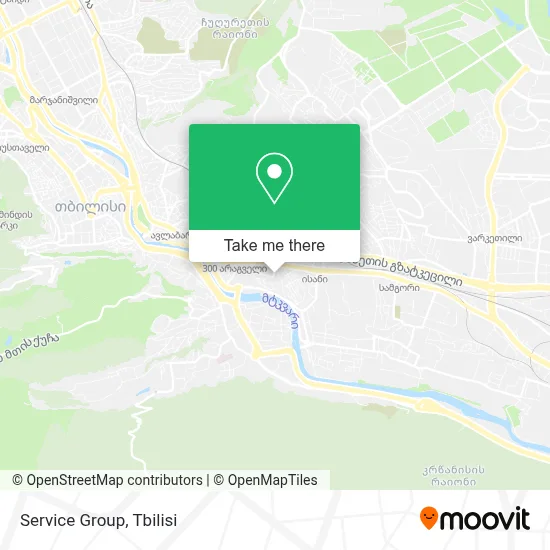 Service Group map