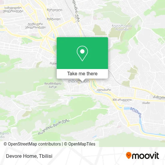 Devore Home map