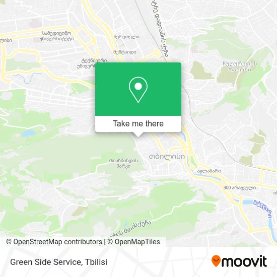 Green Side Service map