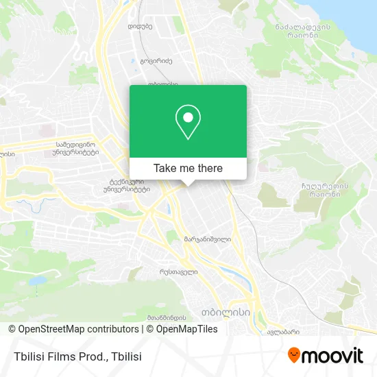 Tbilisi Films Prod. map