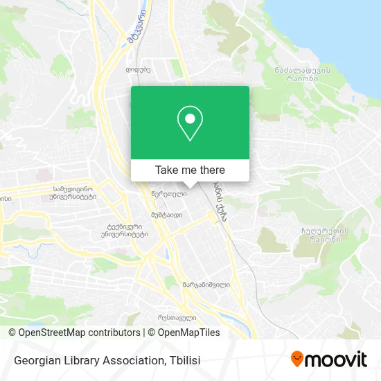 Georgian Library Association map