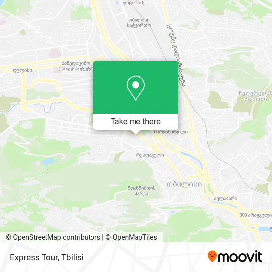 Express Tour map