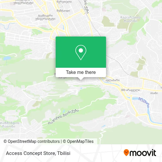 Access Concept Store map