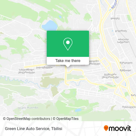 Green Line Auto Service map