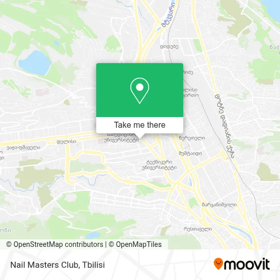 Nail Masters Club map