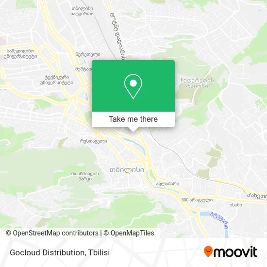 Gocloud Distribution map