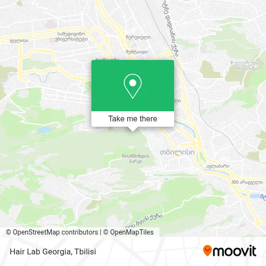 Hair Lab Georgia map