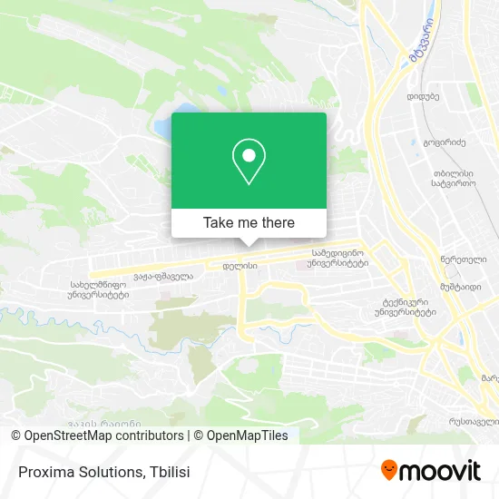 Proxima Solutions map