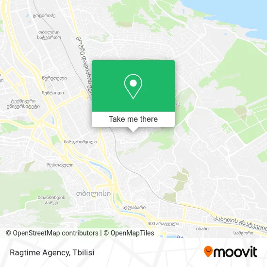 Ragtime Agency map
