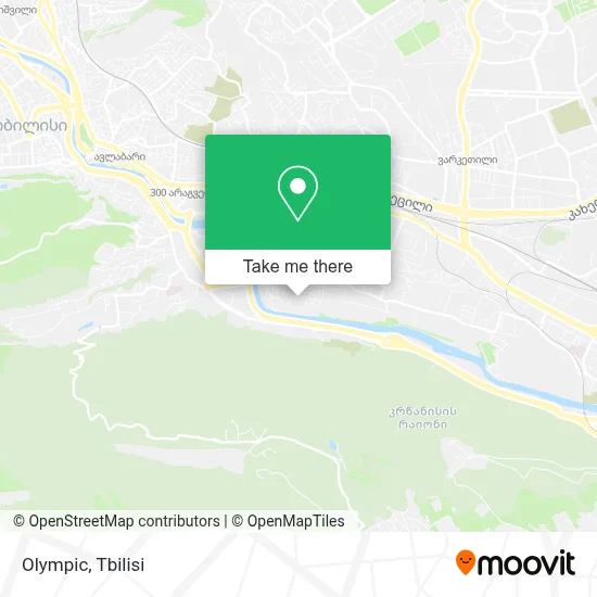 Olympic map